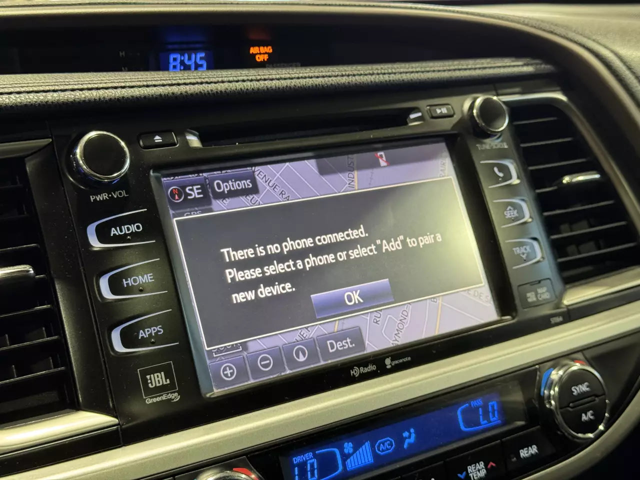 TOYOTA HIGHLANDER LIMITED 2015