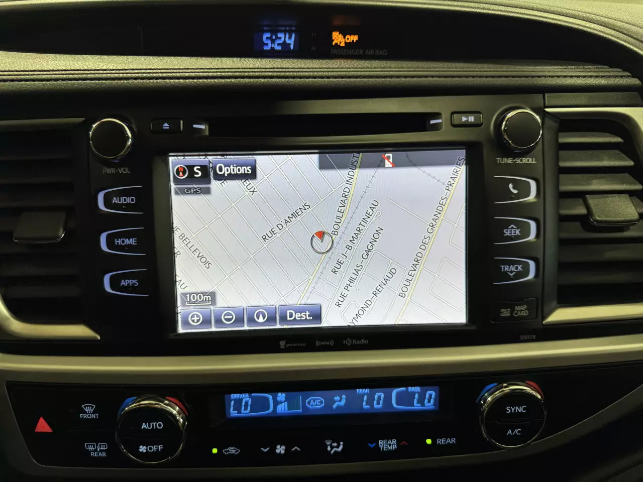 TOYOTA HIGHLANDER XLE 2017