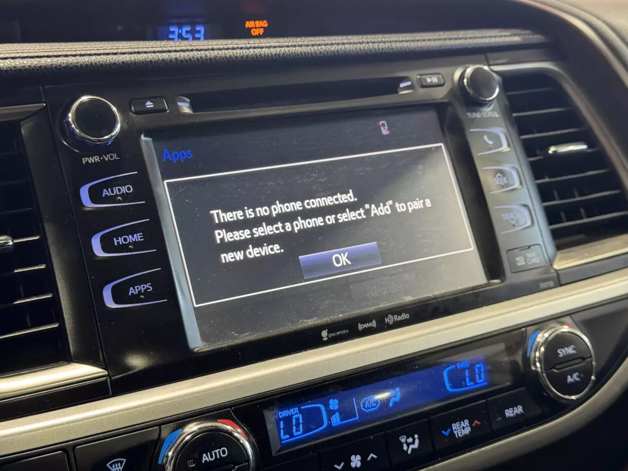 TOYOTA HIGHLANDER XLE 2016